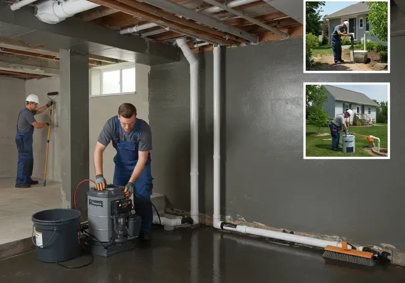 Basement Waterproofing and Flood Prevention process in Mart, TX